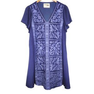 Savanna Jane Embroidered Charlotte Shift Dress